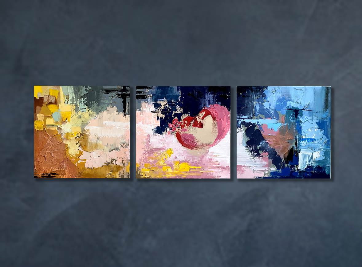 Abstract trio