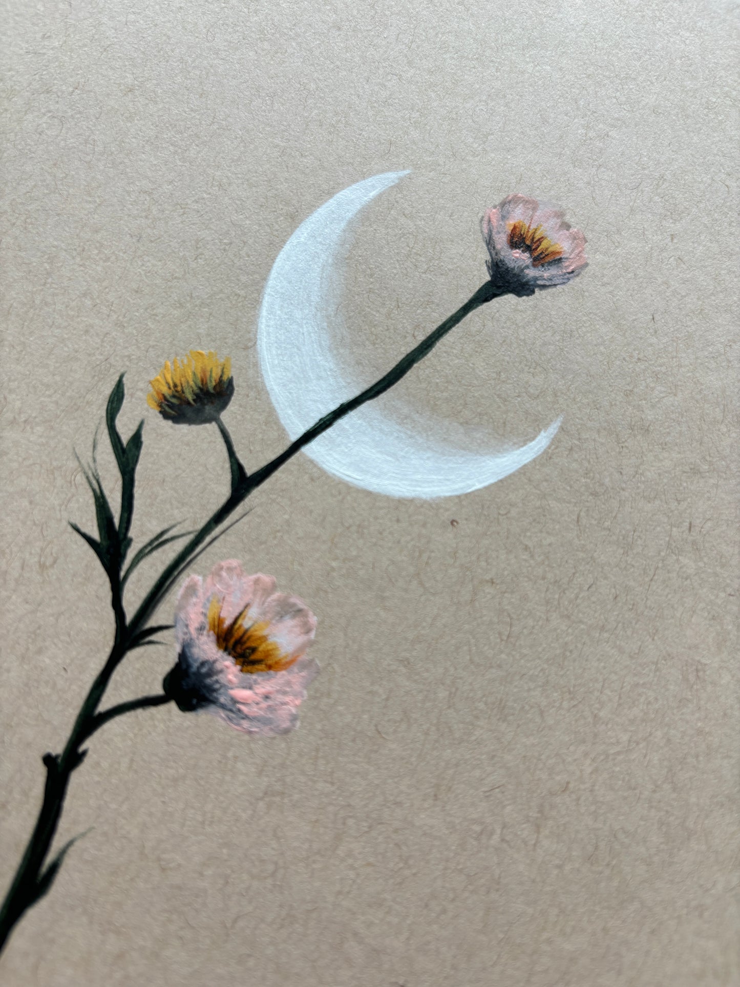 Stillness in moonlight (framed)