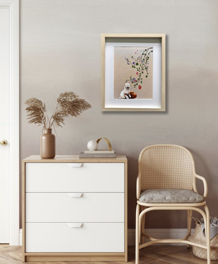 Love, Play, Bloom (framed) - commissioned