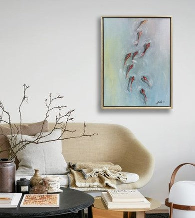 Pastel symphony (framed)