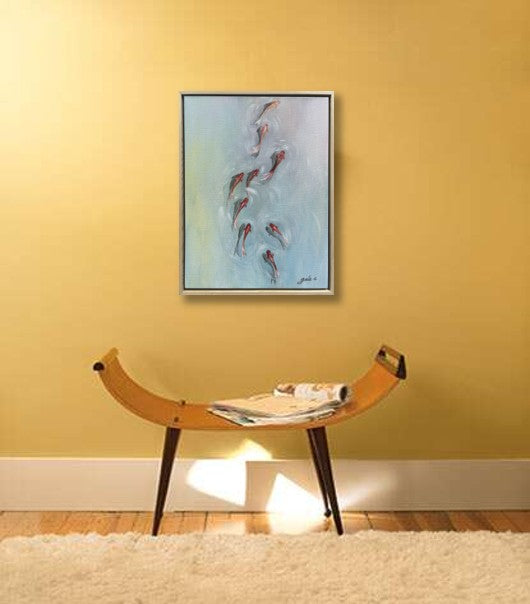 Pastel symphony (framed)
