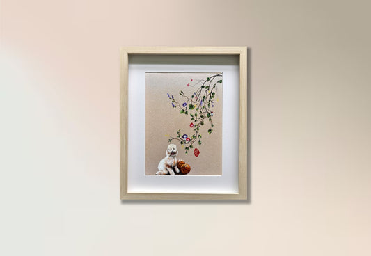 Love, Play, Bloom (framed) - commissioned