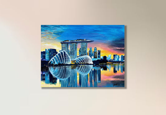 Singapore, as dusk falls (commissioned)
