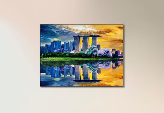 Sunset in the little Red Dot (commissioned)